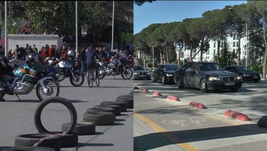 Aktivitetet në sheshin 'Nënë Tereza' bllokojnë trafikun në Tiranë 
