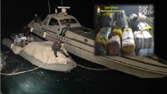 Kapet gomonia me 15 mln euro kanabis në Itali pas ndjekjes në det, prangosen dy shqiptarë (Detajet)