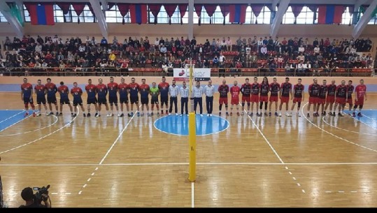 Volejboll/ Spektakël në Shkodër, Partizani fiton me vështirësi finalen e parë ‘play-off’ 