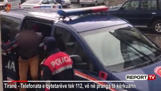 U denoncua te 112-ta, 'Shqiponjat' arrestojnë 30-vjeçarin (VIDEO)