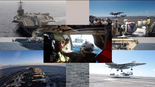 Si në film! Aeroplanmbajtësja e SHBA-së stërvitet në ujërat e Adriatikut (FOTO)