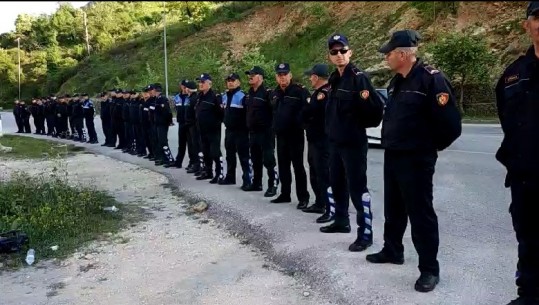 Në Gjirokastër, më shumë policë se protestues
