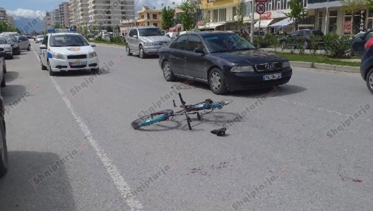 E përplasi makina, humb jetën 'çiklisti' në Vlorë