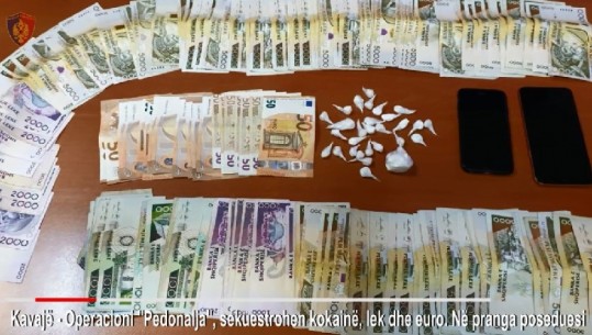 Kokainë dhe xhepat mbushur me euro e lekë, kapet duke pirë kafe shpërndarësi nga Kavaja (VIDEO)