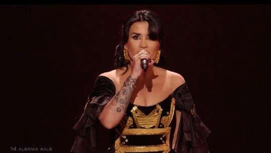 Jonida Maliqi shkon në finalen e Eurosong, performancë shpërthyese si mbretëreshë ilire  (VIDEO)