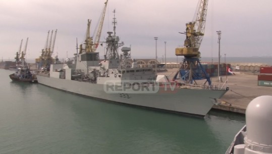 Dy luftëanije të NATO-s vijnë në Durrës, Komandanti holandez: Këtu për të vlerësuar kontributin tuaj (VIDEO)