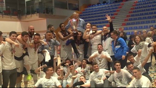 Basketboll/ Goga shkruan historinë, për herë të parë kampione e Shqipërisë (VIDEO)