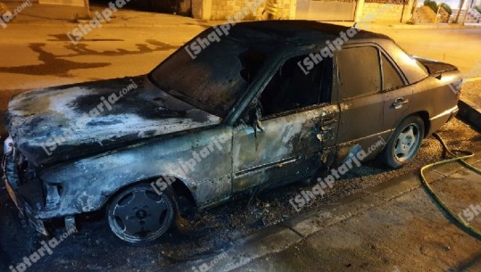Shkrumbohet gjatë natës 'Benz-i' në Durrës (FOTO)