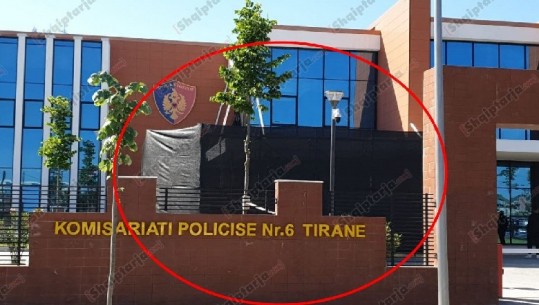 Shembet hyrja e komisariatit nr.6 në Tiranë, u inaugurua 4 muaj më parë (VIDEO)