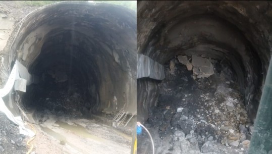 PPP / Shembet në hyrje një nga tunelet e 'Rrugës së Arbrit', shkak lëkundjet gjeologjike (FOTO)