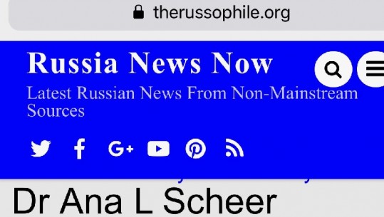 Investigimi/Shkrimi fake pro PD promovohet dhe në website-in nacionalist rus