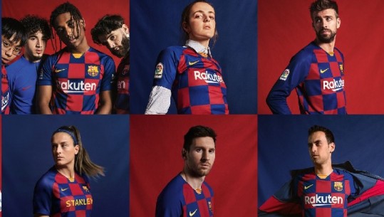 'Jo më vija', Barcelona prezanton fanellat me kuadrata për sezonin e ri