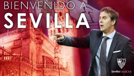 Ish-trajneri i Real Madrid  Julen Lopetegui merr drejtimin e Sevilla-s