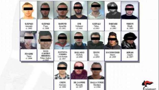 Kapet grupi i kokainës në Itali, në pranga edhe 7 shqiptarë dhe një grua: Krenarë për drogën që shesim /Emrat-Video