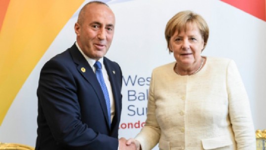 Haradinaj sot takon Merkelin, në fokus marrëdhëniet me Serbinë