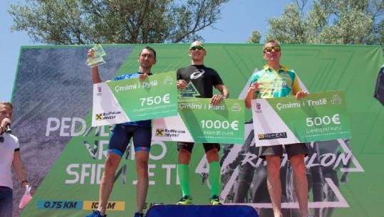 Zhvillohet gara 'Tirana Triathlon', atletët serbë fitojnë vendet e para (FOTO+VIDEO)
