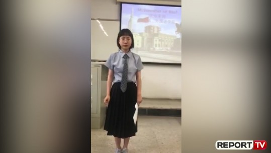 Pasioni për gjuhën shqipe, studentja kineze reciton në Pekin 'Ti nuk lexon' të Edison Ypit (VIDEO)