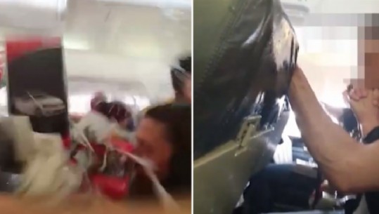 Lot, frikë dhe të bërtitura/ Turbulencat shkaktojnë disa të lënduar në avionin e nisur nga Prishtina (VIDEO)