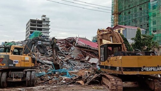 Kamboxhia/ Shembet ndërtesa 7 katëshe, 7 persona humbin jetën