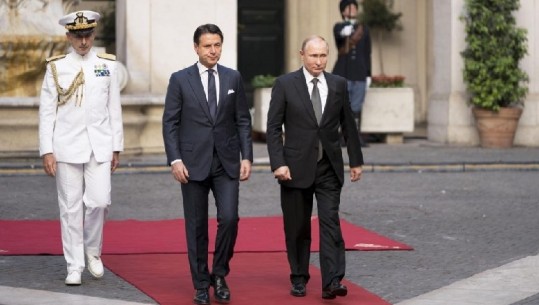 Putin dhe Giuseppe Conte bien dakord: Sanksionet kundër Rusisë, një dëm për të gjithë (Video)