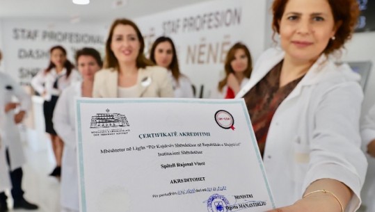 Akreditohet Spitali Rajonal i Vlorës, procesi vijon për të gjithë spitalet