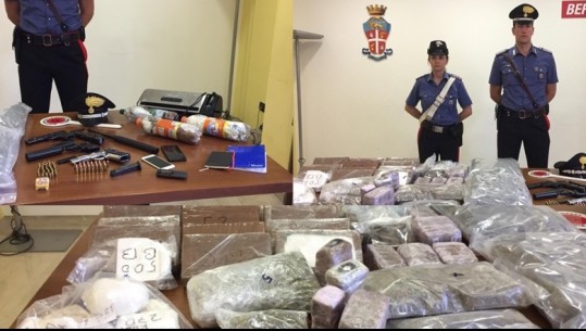 Kokainë, heroinë dhe armë me silenciator, kapet në Itali shqiptari me 3 mln euro drogë (Emri)