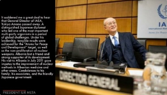 Ndahet nga jeta Drejtori i Përgjithshëm i ANEA/ Meta: Shqipëria humbi një mik