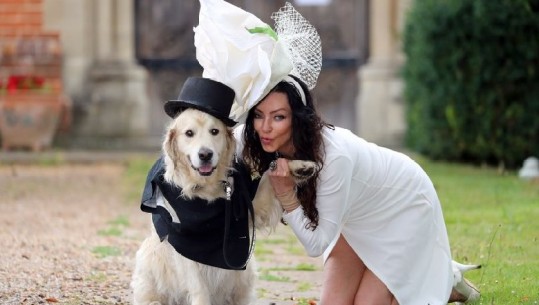 Dështoi në lidhje me 220 burra, modelja vendos të martohet me qenin e saj (FOTO)