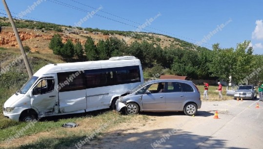 Tre aksidente në Korçë/ Plagosen 4 vajza, më rëndë drejtuesi i një çiklomotori (Foto + VIDEO)