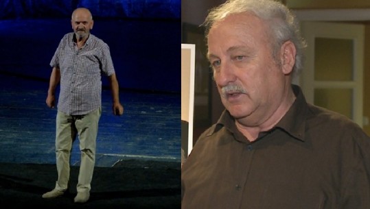 Mehdi Malkaj ngjit në skenën e Teatrit 'Marr guximin', autori i veprës: Turp të kesh, godina të shembet (Thirrje në sallë poshtë diktatura)
