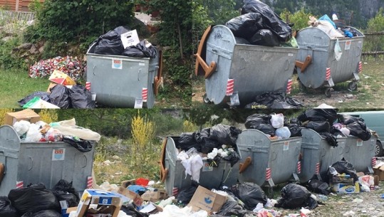 FOTOLAJM/ Thethi 'pushtohet' nga mbeturinat! Pas denoncimit në Shqiptarja.com nis pastrimi