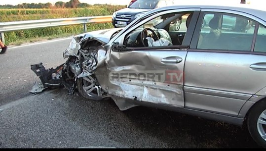 Aksident Lushnje, plagosen gjashtë persona, mes tyre edhe një fëmijë 13-vjeç (VIDEO)