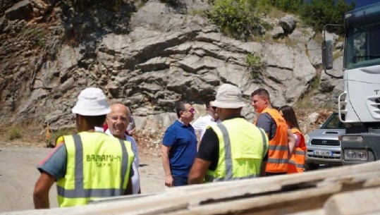Balla inspekton punimet në Elbasan: Rruga në Labinot Mal ishte shndërruar në rrezik për banorët