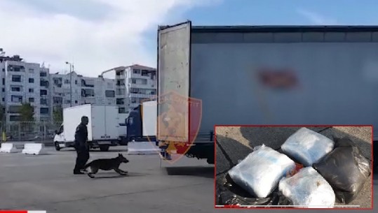 Durrës, fshehu 55 kg kanabis në kamion, arrestohet shoferi, në kërkim një tjetër (VIDEO)