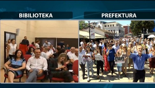 Konstituohet Shkodra/ Militantët e PD tensione me policinë, arrestohet kreu i FRPD, Ademi: Jam akoma kryebashkiake (Video)