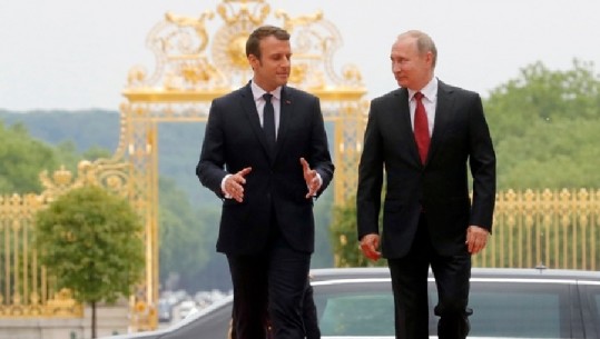 Macron-Putin, tryezë e shtruar bisedimesh për Ukrainën, Iranin dhe Sirinë