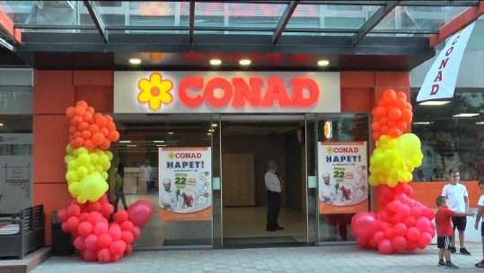 Conad hap filialin e ri pranë Kopshtit Botanik/ Sektor më vete me produkte bio, pa gluten dhe dietike