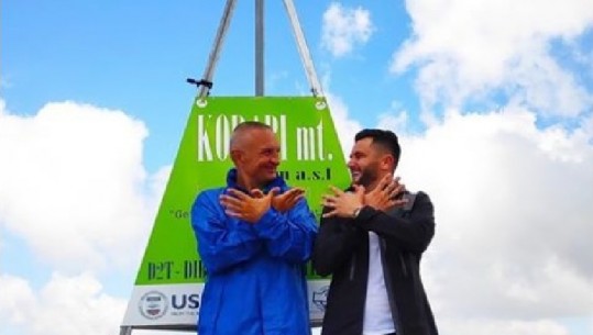 Ilir Meta dhe Bes Kallaku ngjisin majën e Korabit, bëjnë shqiponjën nga 2751 metra lartësi