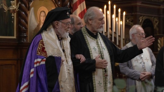 Boston, shqiptarët nderojnë Kryepeshkopin Nikon