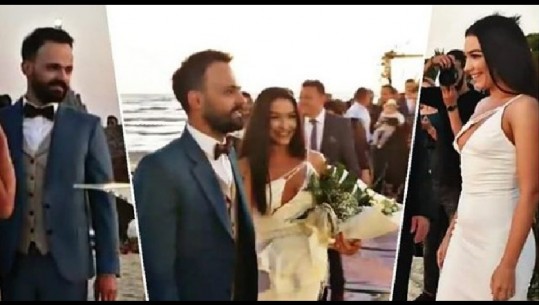 Kjo vajzë VIP kapi buqetën me lule në dasmën e Jonida Vokshit