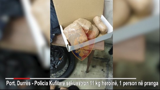 11 kg heroinë në gomën rezervë të makinës, arrestohet në Durrës shqiptari që jeton në Zvicër (VIDEO)