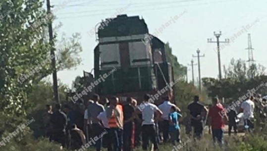 Laç- Treni merr përpara motoçikletën, drejtuesi i saj dërgohet me urgjencë në spital