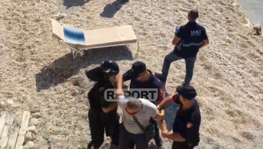 Tensione në Radhimë/ Një banor i zonës tenton të pengojë aksionin e IKMT, ndërhyn policia (VIDEO)
