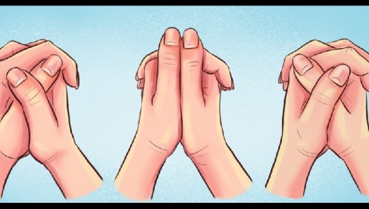 Mënyra si kryqëzoni gishtat tregon shumë për personalitetin tuaj