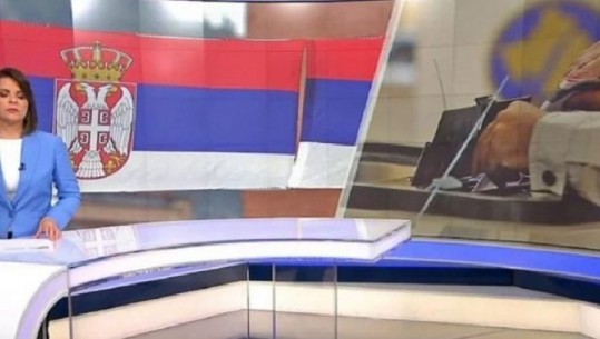 Televizioni kroat transmeton lajmin për zgjedhjet në Kosovë duke shfaqur flamurin e Serbisë