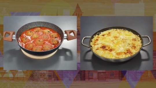 Të gatuajmë me zonjën Vjollca: Patate furre me finok dhe Qofte me patëllxhanë dhe salcë domate 