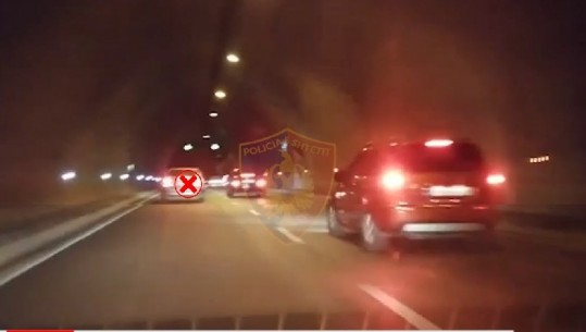 Po 'fluturonte' në tunelin e Elbasanit, policia ndjekje si në filma (VIDEO) 