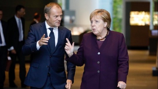 Vendimi për negociatat, Tusk takon Merkelin para mbledhjes së Këshillit të Europës