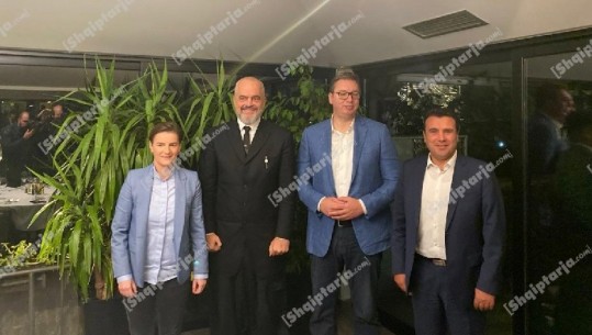 Mini Shengeni i Ballkanit/ Rama mbërrin në Serbi, takohet me Vuçiç, Zaev e Ana Brnabic