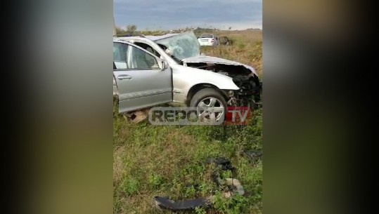 Aksident në Shijak, përplasen dy makina, vdesin të dy shoferët (VIDEO)